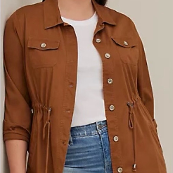 torrid Jackets & Blazers - Torrid brown jacket